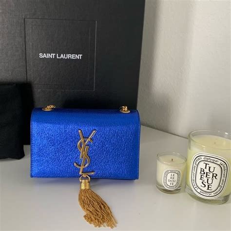 ysl tassel crossbody blue|saint laurent crossbody handbags.